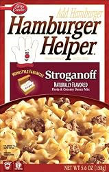Hamburger Helper Stroganoff (5 Serve), 5.6-Ounce Boxes (Pack of 12)