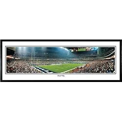 Houston Texans "First Win - Inaugural Game at Reliant Stadium" Panoramic Standard Framed Photograph