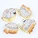 Aoneitem Natural Drusy Geode Agate Cluster Citrine Crystal Quartz Gemstone Slice Side Ways Pendant Charms