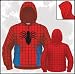 Search : Spider-Man Spidey Suit Costume Men's Zip Hooded Sweatshirt