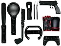 Nintendo Wii Sports 10 in 1 Zubehör Set schwarz