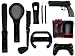 Nintendo Wii Sports 10 in 1 Zubehör Set schwarz