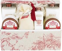 Winter in Venice - Pomegranate Fabric Chest - Pamper Gift Set