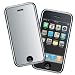 Full Front Lcd Mirror Screen Protector For Att Apple Iphone 3g S
