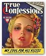 My Soul for His Kisses, August 1929 by True Confessions 20"x16" Art Print Poster