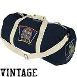 Mitchell & Ness Minnesota Twins Navy Blue Vintage Canvas Duffel Bag