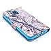 Galaxy S5 Case, Trees Camo Flip Wallet Credit ID Card Slot Holder Phone Case With Stand --Retail Package W Screen Protector --Winter
