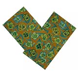 Lime Pansies Dinner Napkin Set