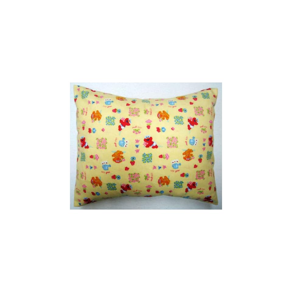 Pillow Case Flannel Pillow Case Elmo Zoe Yellow Made In Usa On