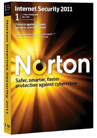 Norton Internet Security 2011, 1 Computer, 1 Year Subscription (PC)