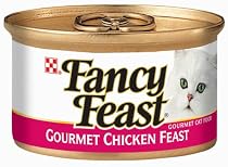 Fancy Feast Gourmet Cat Food Chicken Feast, 3-Ounce Cans (Pack of 24)