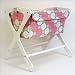 Baby Star Tag Cariboo Classic Insert In Pink Cariboo Classic Bassinet Fabric in Pink Tag
