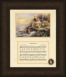 Amazing Grace with Lighthouse Art Framed - 10 X 12