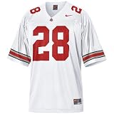 Nike Ohio State Buckeyes #28 Youth White Replica Football Jersey