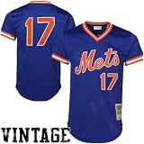 Mitchell & Ness Keith Hernandez New York Mets Authentic Throwback Jersey-Royal Blue (XXX-Large)