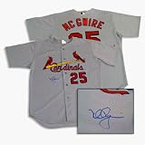 Mark Mcgwire Autographed Authentic Rawlings St. Louis Cardinals Road Jersey (Gray) - Limited Editio