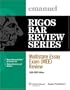 Multistate Essay Exam (MEE) Review, 2008-2009 Edition (Emanuel's Rigos Bar Review Series)