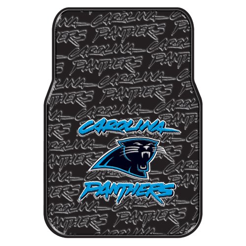 Carolina Panthers Set of Rubber Floor Mats