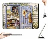 iPad Mini 3 / Mini 2 / Mini Case   Transparent Back Cover - Momma's Garden Shed - [Auto Wake/Sleep Function] [Ultra Slim] [Light Weight]