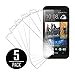 HTC Desire 610 Screen Protector Cover, MPERO Collection 5 Pack of Clear Screen Protectors for HTC Desire 610