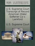 U.S. Supreme Court Transcript of Record American Water Softener Co v. Lankford
