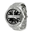 Geneva Platinum Men's Round Face Link Watch