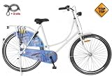 Hollandrad Plezier, 28 Zoll, Jeans-Look, Omafiets, Damenfahrrad, Nagelneu