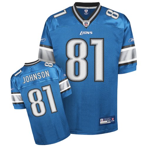 Reebok Detroit Lions Calvin Johnson Authentic Jersey Size 50