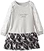 Calvin Klein Little Girls' Dress with Printed Skirt