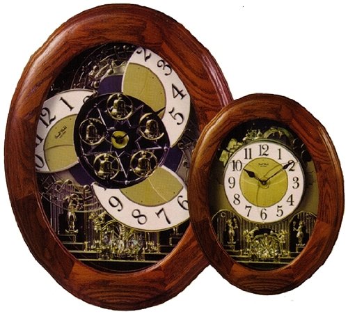 Rhythm Clocks Nostalgia Oak Legend - Model #4MH833WB06