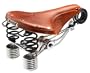 Brooks Saddles B135 Bicycle Saddle (Chrome Double Springs, Honey)