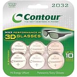 Contour 3D CR2032 3-Volt Value Pack Lithium Batteries (6 Pack)