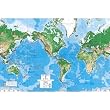 World Map Paper Wall Mural
