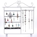Songmics 4 Farbe Neu Schmuckst�nder Ohrringhalter Metall Wei� JDS053