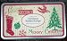 Vintage Christmas Rubber Stamps with Ink Pad by Cavallini