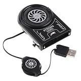 Mini Vacuum USB Air Extracting Cooling Fan Cooler for Notebook Laptop