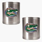 Florida Gators 2 Piece Stainless Steel Can Holder Set