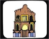Mouse Pad with Texas, fort, colonial, Alamo, 