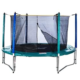 Side view of trampoline