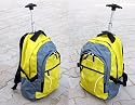 Starling Trolly-Rucksack mit Teleskopstange, gelb