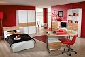 Jugendzimmer Solitär inkl. Bett, Schrank, Schreibtisch