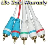 COMPONENT CABLE for JVC Plasma TV with Life Time Warranty