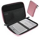 iGadgitz Pink EVA Travel Hard Case Cover Sleeve for New Amazon Kindle Touch Wi-Fi 6" E Ink Display 3G