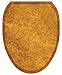 Toilet Tattoos TT-1115-O Caramel Sponge Decorative Applique for Toilet Lid, Elongated