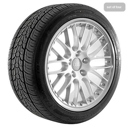 20 Inch Silver 135 Series Wheels Rims and Tires 