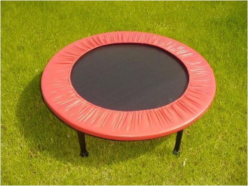 Trampolin, Durchmesser 96cm, rot