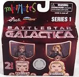 Battlestar Galactica Exclusive Minimates Series 1 Leoben and Starbuck