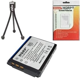 HQRP Replacement Battery compatible with Sony NP-FR1 Info Lithium Type R Battery Pack for Sony CyberShot DSC-T30, DSC-T30/B, DSC-T30S, DSC-T50, DSC-T50/R plus HQRP LCD Screen Protector & Mini Tripod