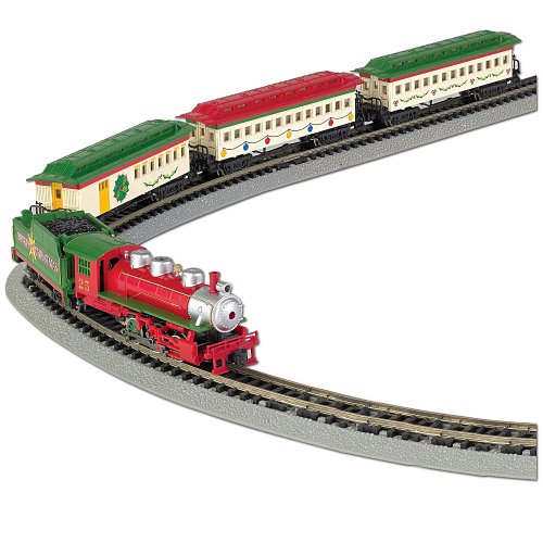 The Spirit Of Christmas N Scale Steam Locomotive Train Set by Hawthorne Village-image