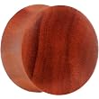 24mm Organic Solid Sawo Wood Saddle plug